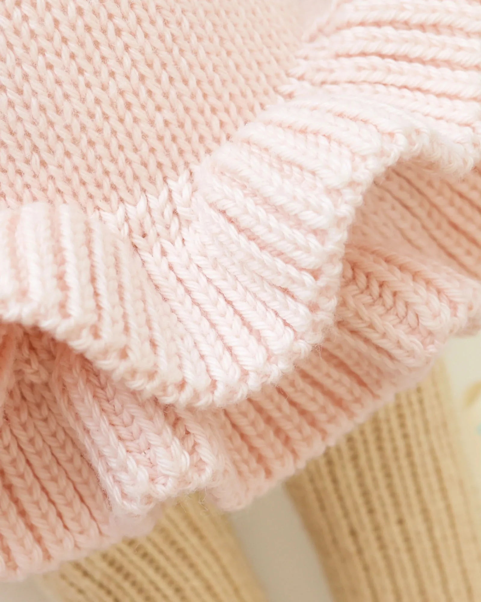 Evelyn the Golden Puppy (Ballet Pink) - Cuddle+ Kind Signature Hand Knit Dolls