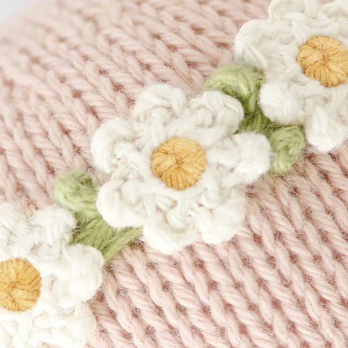 Baby bunny (Rose with Ivory Floral) - Cuddle+Kind Baby Animal Collection