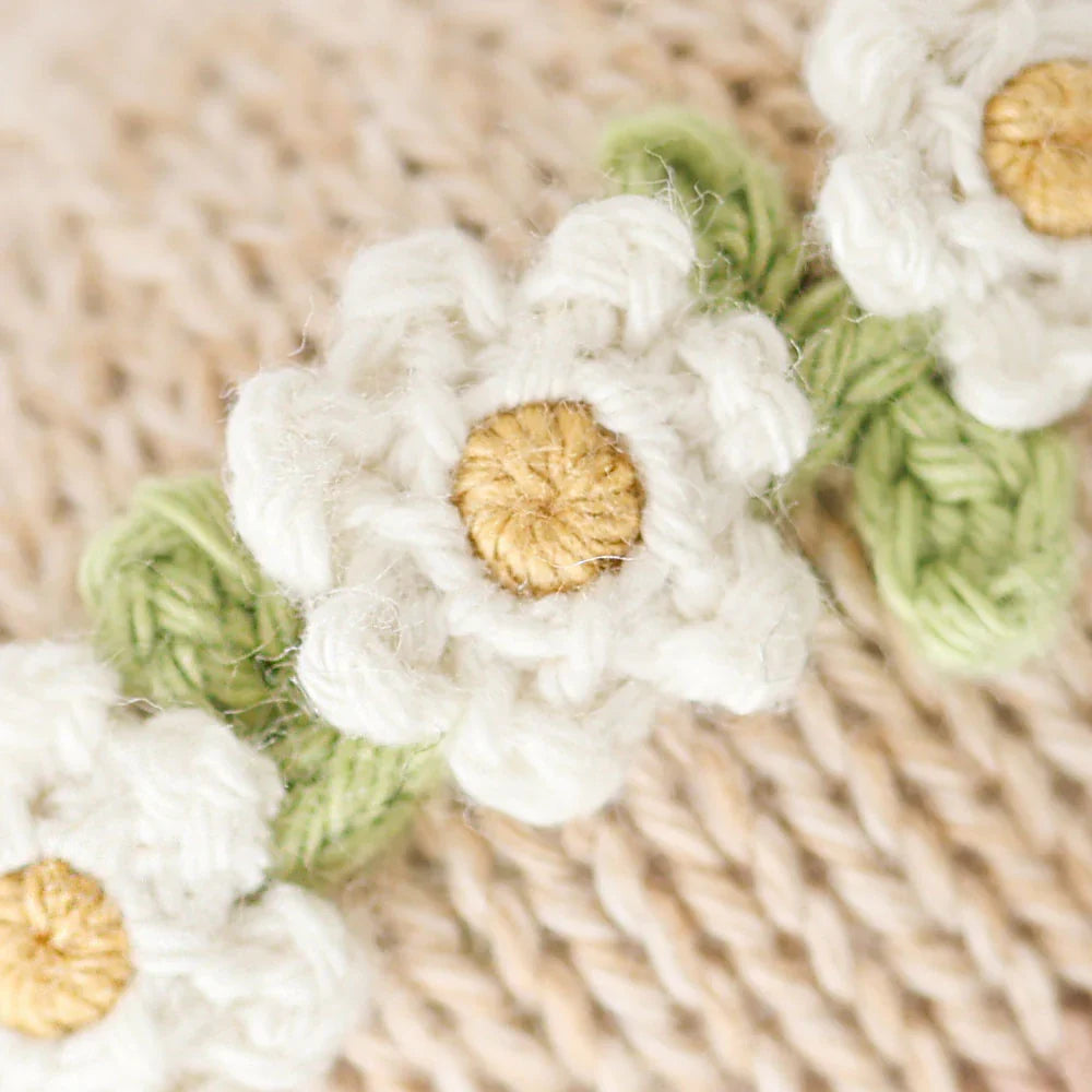 Baby honey bear (ivory floral) - Cuddle+Kind Baby Animal Collection