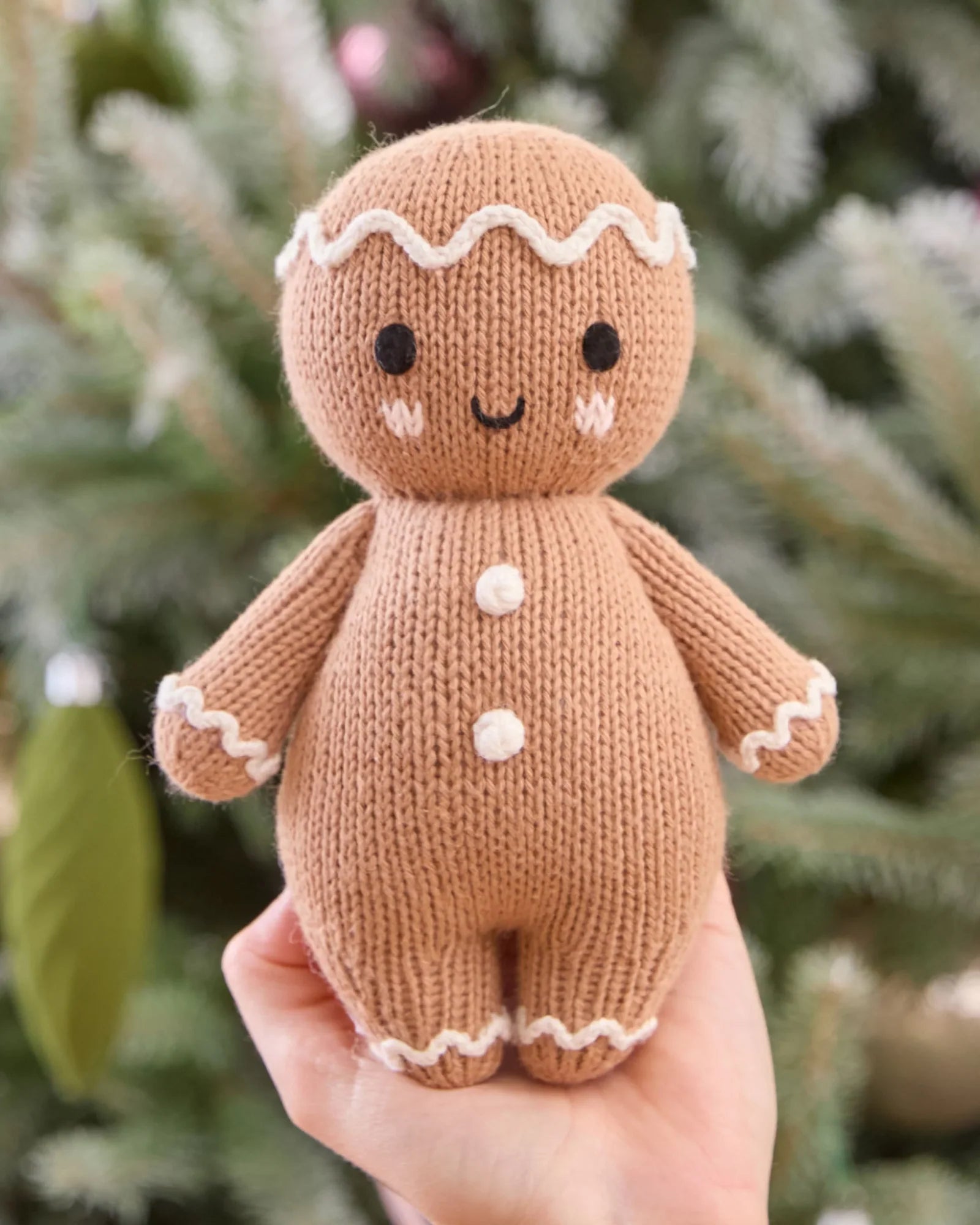 Baby gingerbread (white icing) - Cuddle+Kind Baby Animal Collection