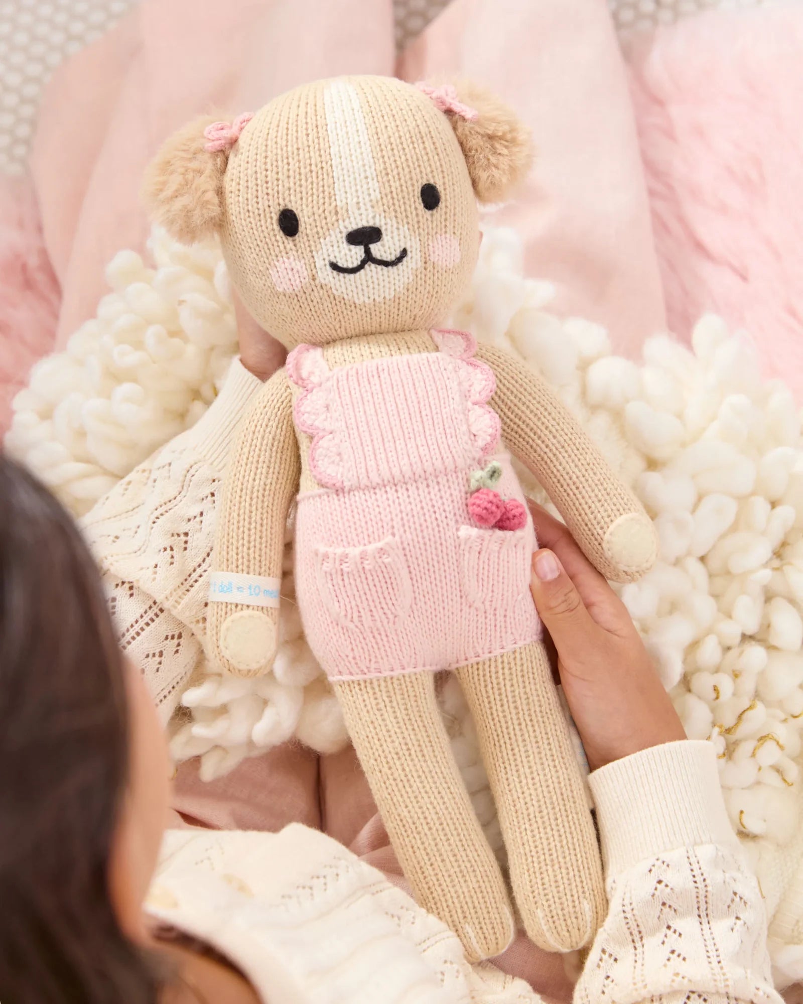 Nora the Golden Puppy - Cuddle+ Kind Signature Hand Knit Dolls