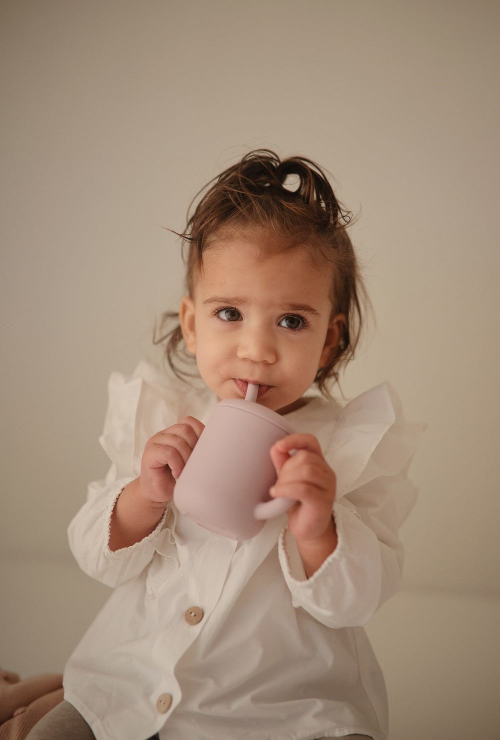 Silicone Training Cup & Straw