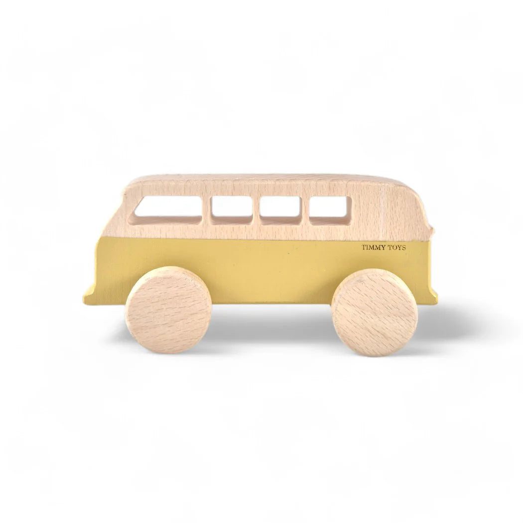 Vintage Surfer Van Wooden Toy Car