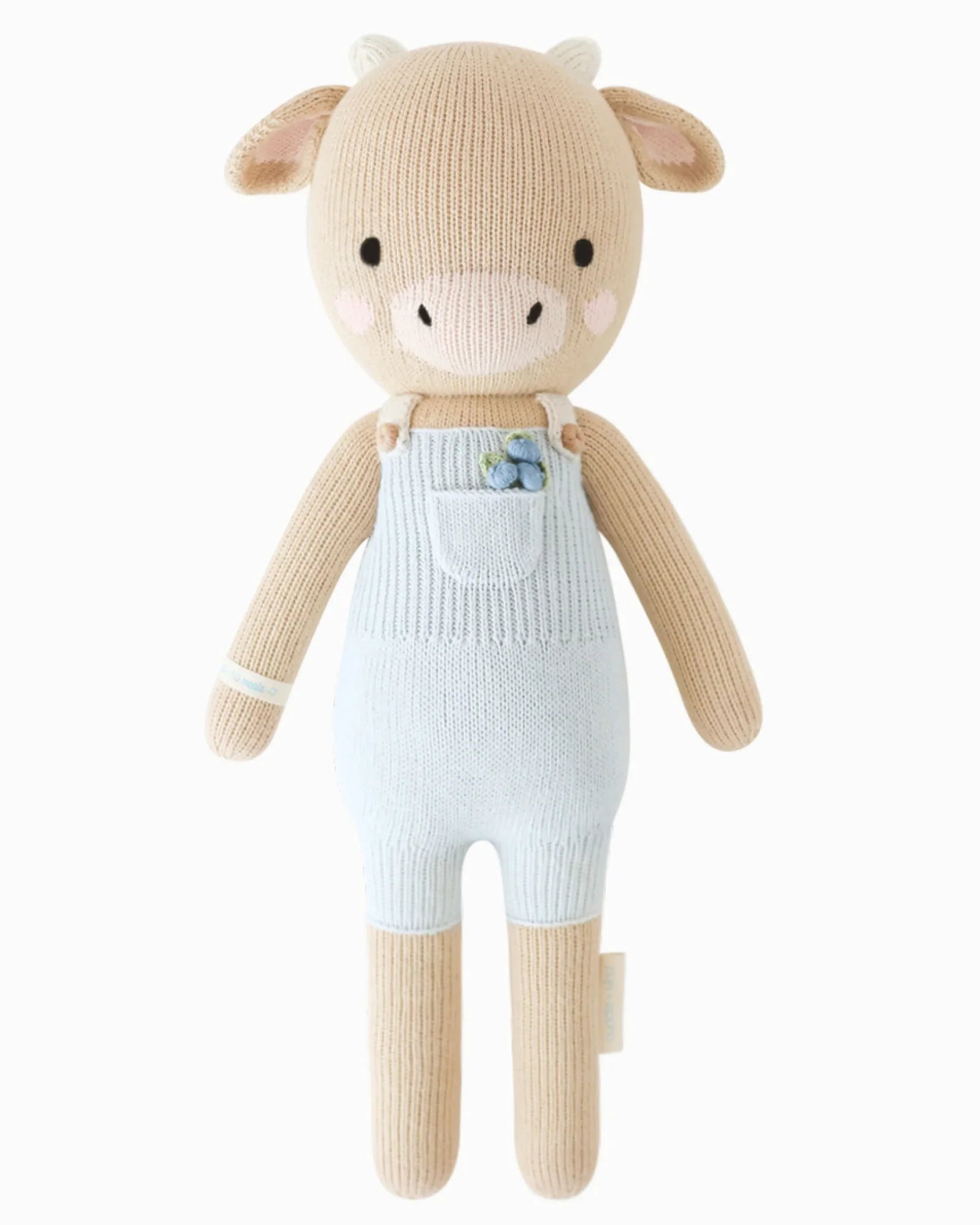Asher the Cow - Cuddle+ Kind Signature Hand Knit Dolls