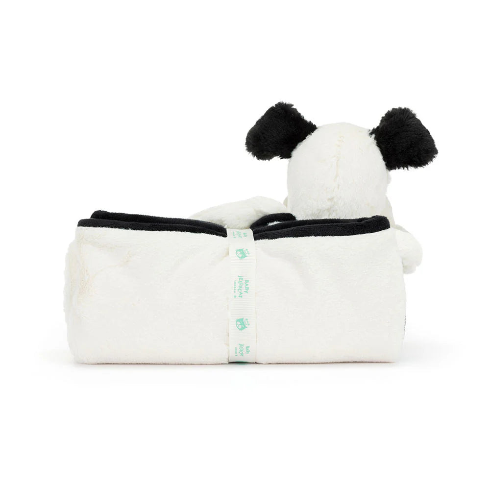 Bashful Black & Cream Blankie