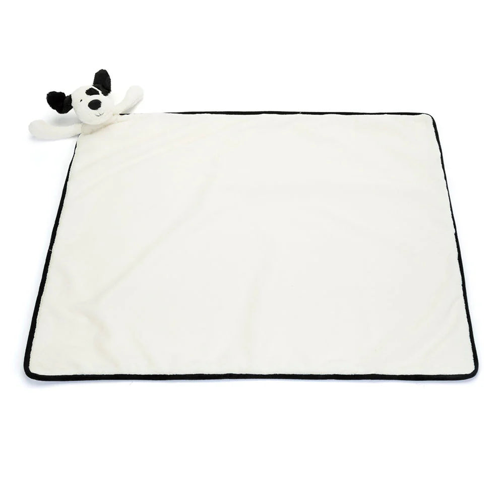 Bashful Black & Cream Blankie