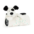 Bashful Black & Cream Blankie