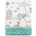 Beach Vibes - Baby Muslin Minky