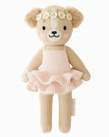Evelyn the Golden Puppy (Ballet Pink) - Cuddle+ Kind Signature Hand Knit Dolls