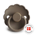 FRIGG Daisy - Round Latex Pacifier - Portobello