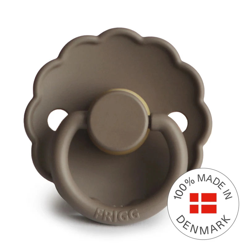 FRIGG Daisy - Round Latex Pacifier - Portobello