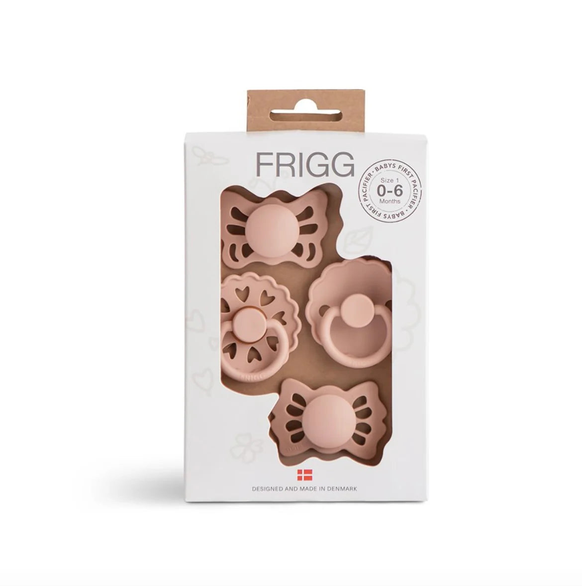 Frigg Baby's 1st Pacifier Floral Heart (4)