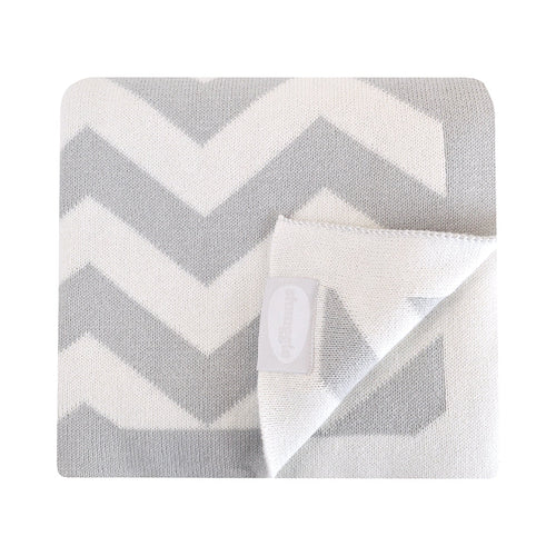 Blue Clouds - Luxury Knitted Blanket