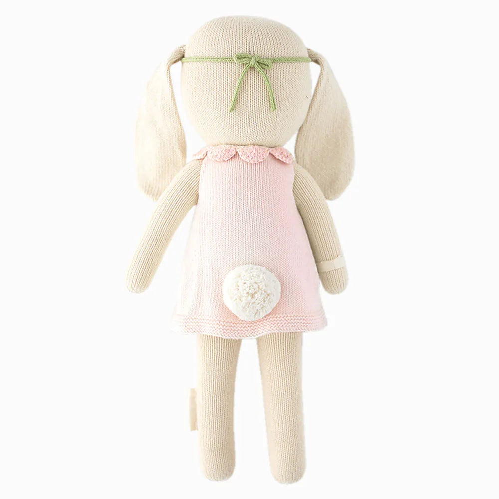 Hannah the Bunny (Peony Pink) - Cuddle+ Kind Signature Hand Knit Dolls