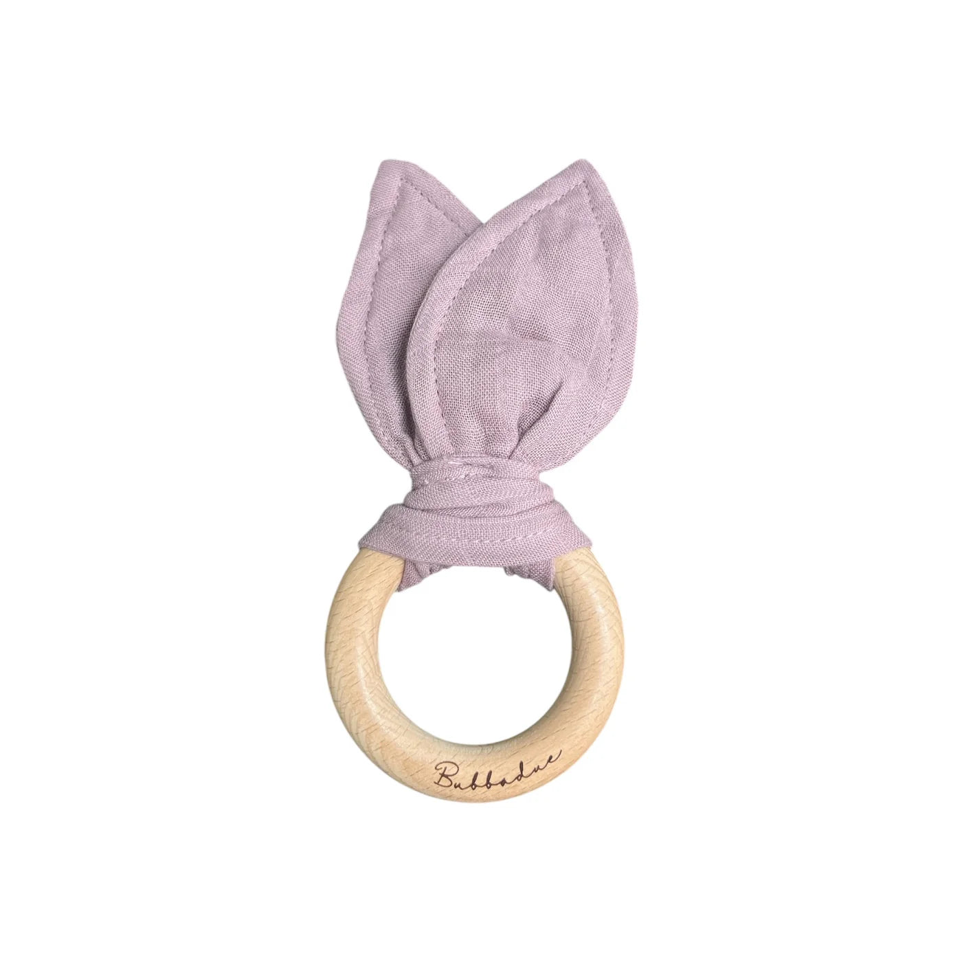 Teal - Bunny Ear Teething Ring
