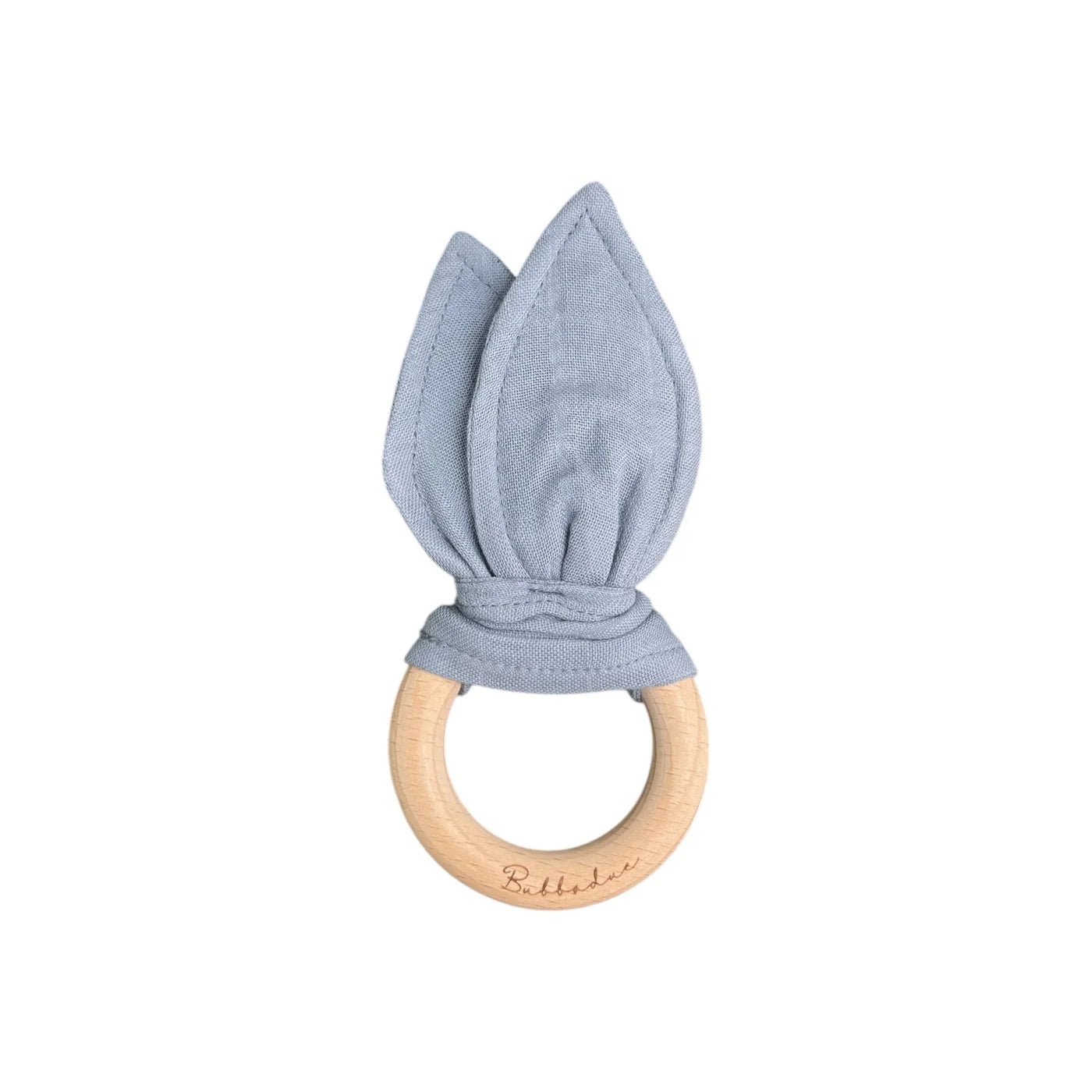 Teal - Bunny Ear Teething Ring