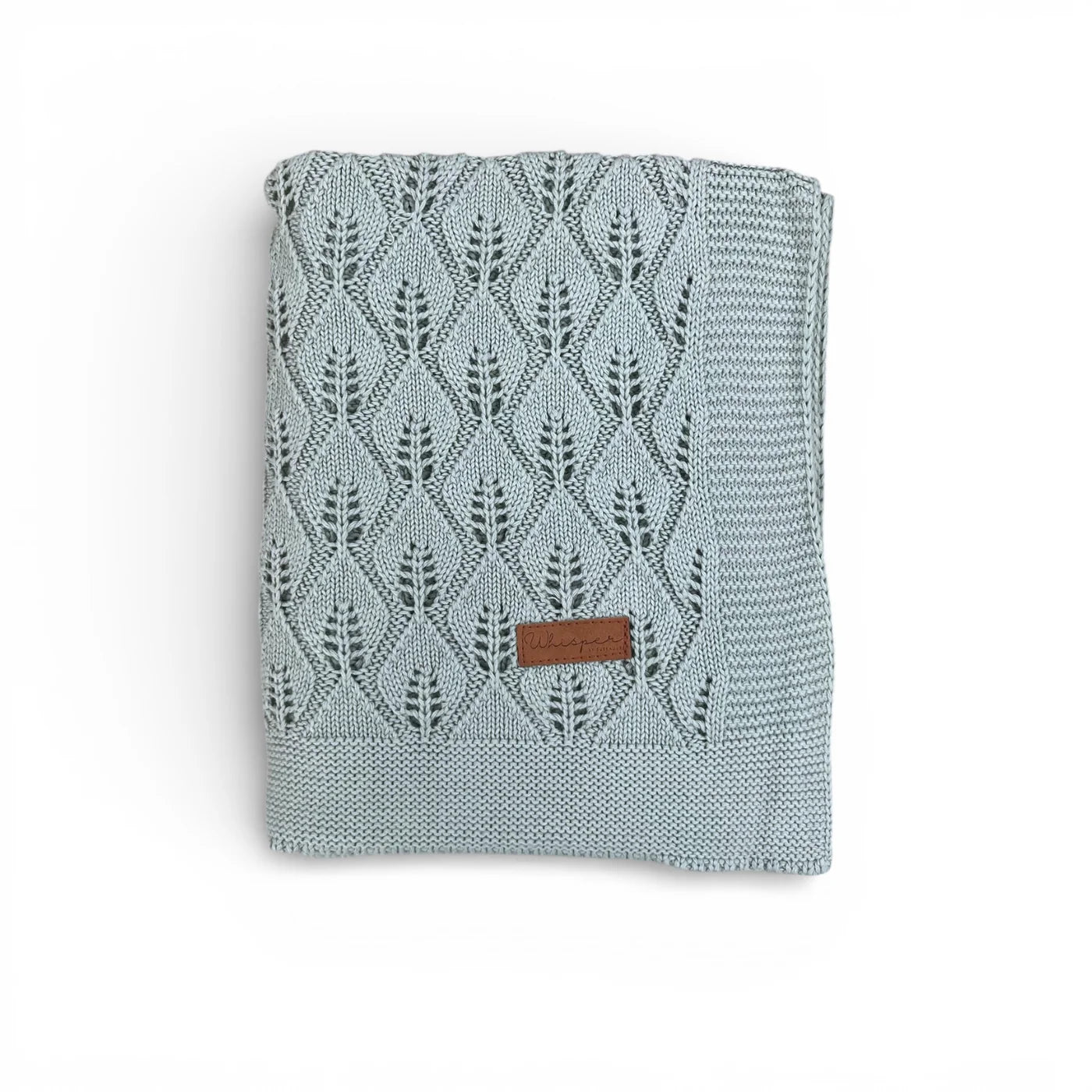 Blush - Cellular Knitted Blanket