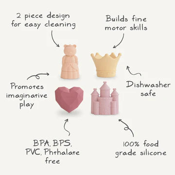 Bath Play Set 4P - Princess