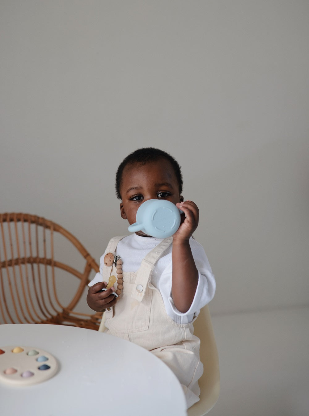 Silicone Training Cup & Straw