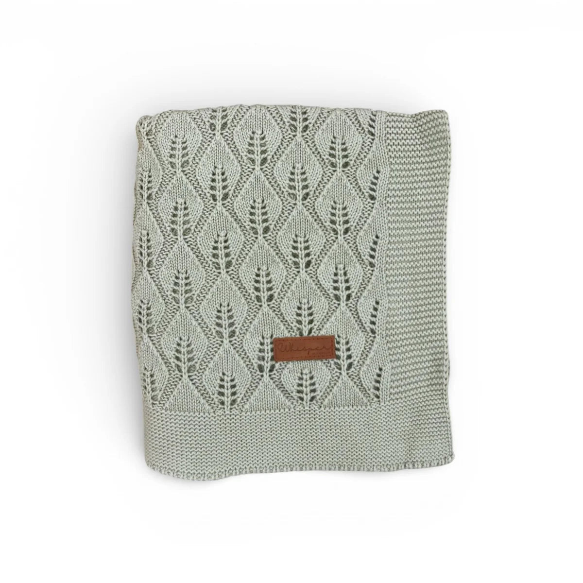 Blush - Cellular Knitted Blanket