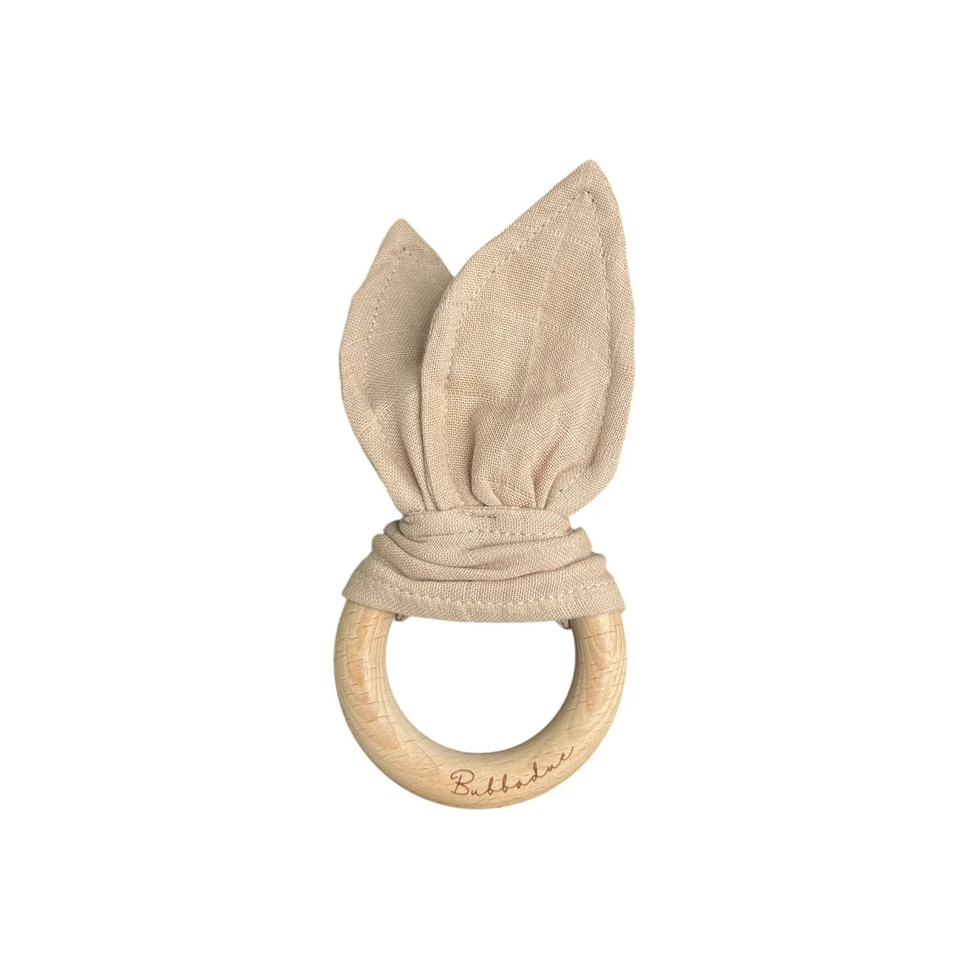 Teal - Bunny Ear Teething Ring