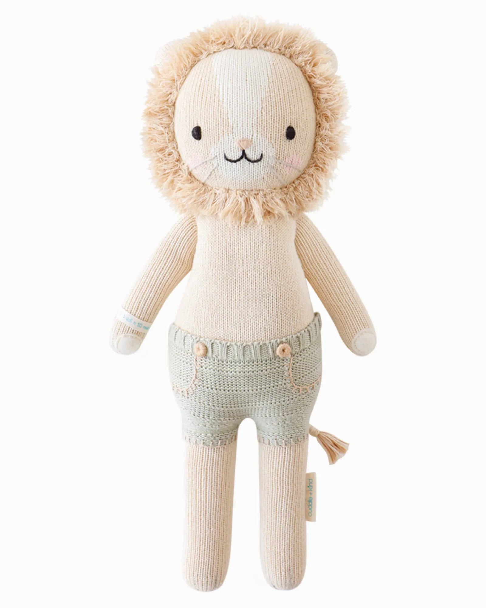 Sawyer the Lion - Cuddle+ Kind Signature Hand Knit Dolls
