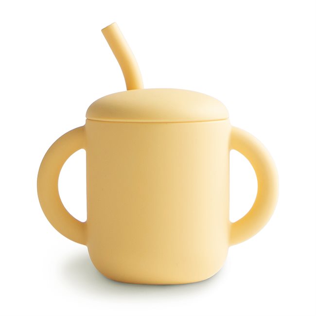 Silicone Training Cup & Straw