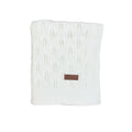 Sage - Cellular Knitted Blanket