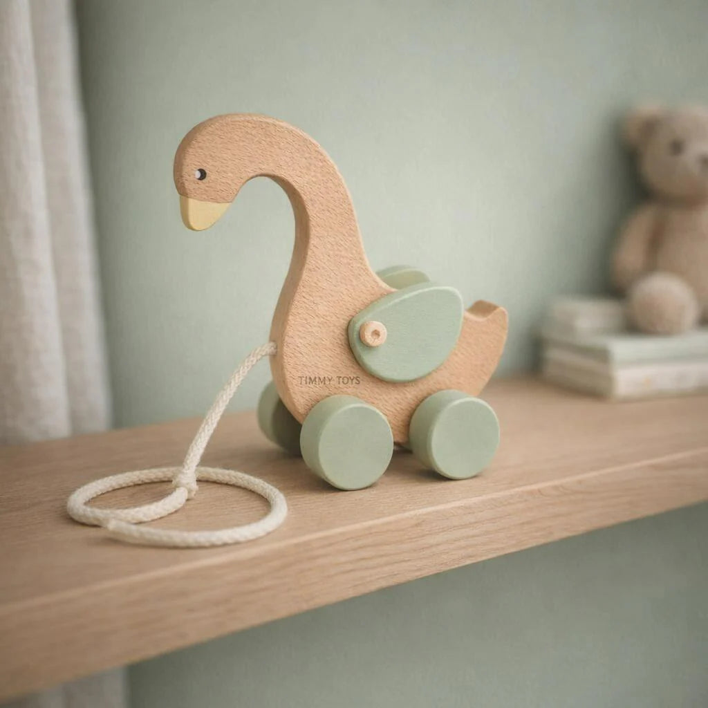 Goose Pull-Along Toy Walking Companion