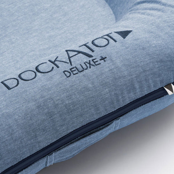 Indigo Chambray - DockATot Deluxe+ Dock (0-8 Months)