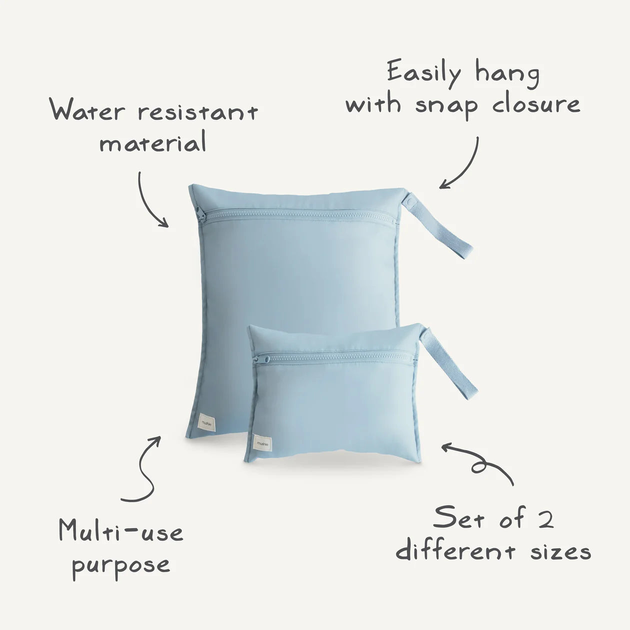 Water Resistant Wet Bag 2P